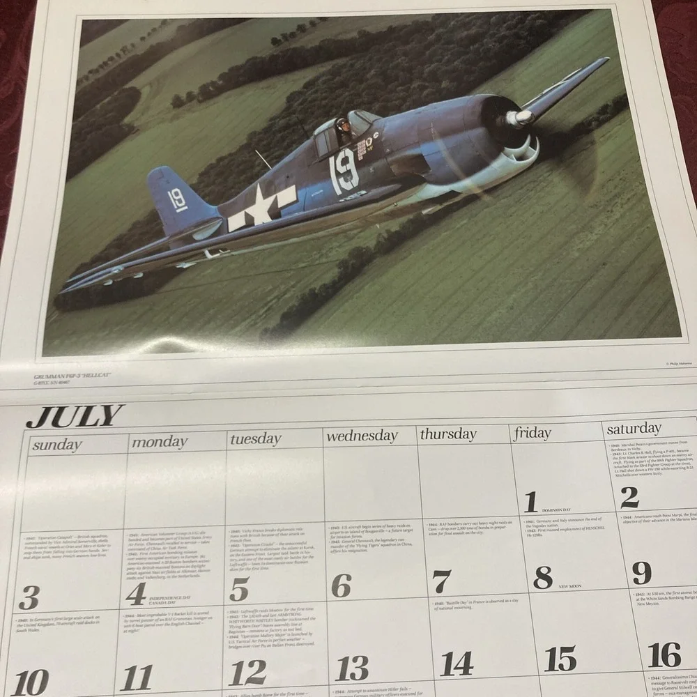 Ghosts 1994 Aviation Calendar 
